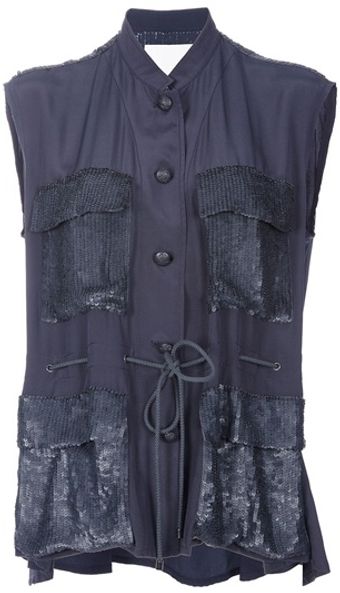3.1 Phillip Lim Sequin Detail Blouse - Lyst