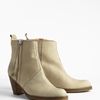 Acne Dusty Beige Pistol Short Boots in Beige - Lyst
