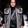Balmain Fall 2012 Black Leather Skinny Cigarette Pants With Side Pockets  in Black - Lyst