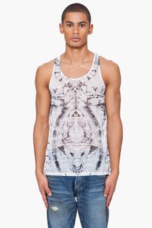 Balmain Geometric Debardeur Tank Top - Lyst