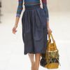 Burberry Prorsum Woven Raffia and Printed Wedge Pumps in Beige (brown) - Lyst