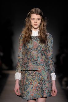 Carven Fall 2012 Puritan Collar Blouse  - Lyst