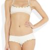 Chloé Scalloped Halterneck Bikini in Beige (white) - Lyst