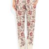 Clements Ribeiro Printed Silk Skinny Pants in Beige (ivory) - Lyst