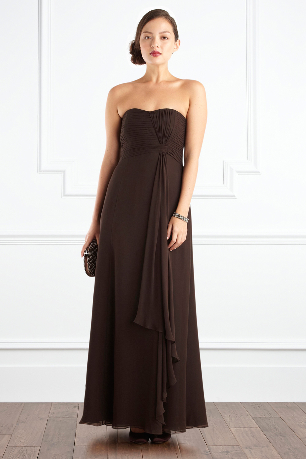 Coast Symphony Maxi Dress in Brown (chocolate) Lyst