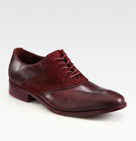cole haan suede oxfords