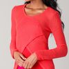 Cut25 Wrap Front Sweater in Pink (coral) - Lyst