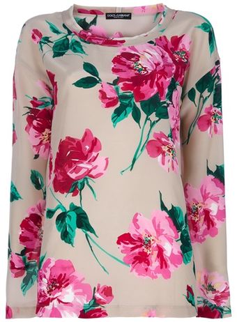 Printed Top. 9. Dolce & Gabbana added to their lyst Printed Top. 9. Dolce & Gabbana added to their lyst