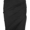 Donna Karan New York Chiseled Scissor Stretch Linenblend Skirt in Black - Lyst