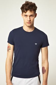 Emporio Armani Crew Neck T Shirt - Lyst