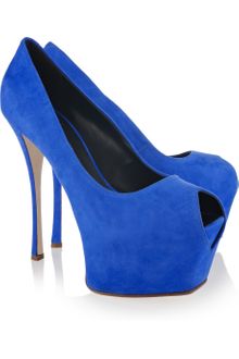 Giuseppe Zanotti Suede Platform Sandals - Lyst