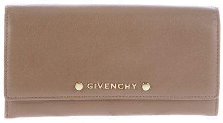 Givenchy Fold Over Wallet in Brown - Lyst