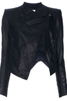 Helmut Lang Cropped Jacket - Lyst