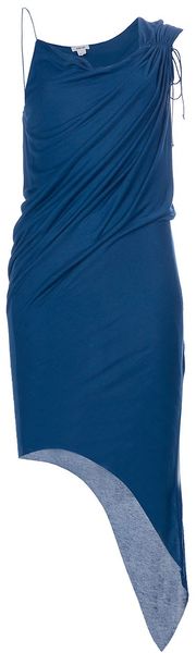 Helmut Lang Asymmetric Dress - Lyst