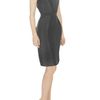Matthew Williamson Silk Linen Tailoring Shift Dress Longer Length in Black - Lyst
