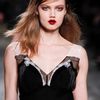 Nina Ricci Fall 2012 Lace Inset Camisole  in Black - Lyst