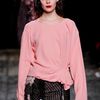 Nina Ricci Fall 2012 Long Sleeve Silk Blouse in Pink - Lyst