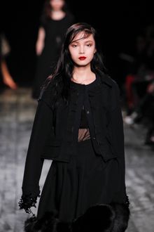 Nina Ricci Fall 2012 Sheer Scoop Neck Blouse - Lyst