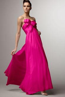 Notte By Marchesa Ribbon-Bodice Gown - Lyst