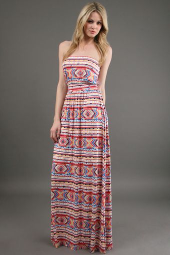  Strapless Long Dress in Santa Fe 