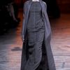 Rick Owens Fall 2012 Gray Wool Maxi Dress With Straight Cut Neckline in Gray - Lyst