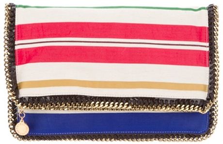 Stella Mccartney Falabella Fold Over Clutch in Multicolor (multi) - Lyst