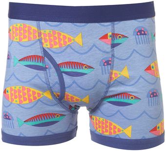 Topman Fish Patterned Underwear - Lyst
