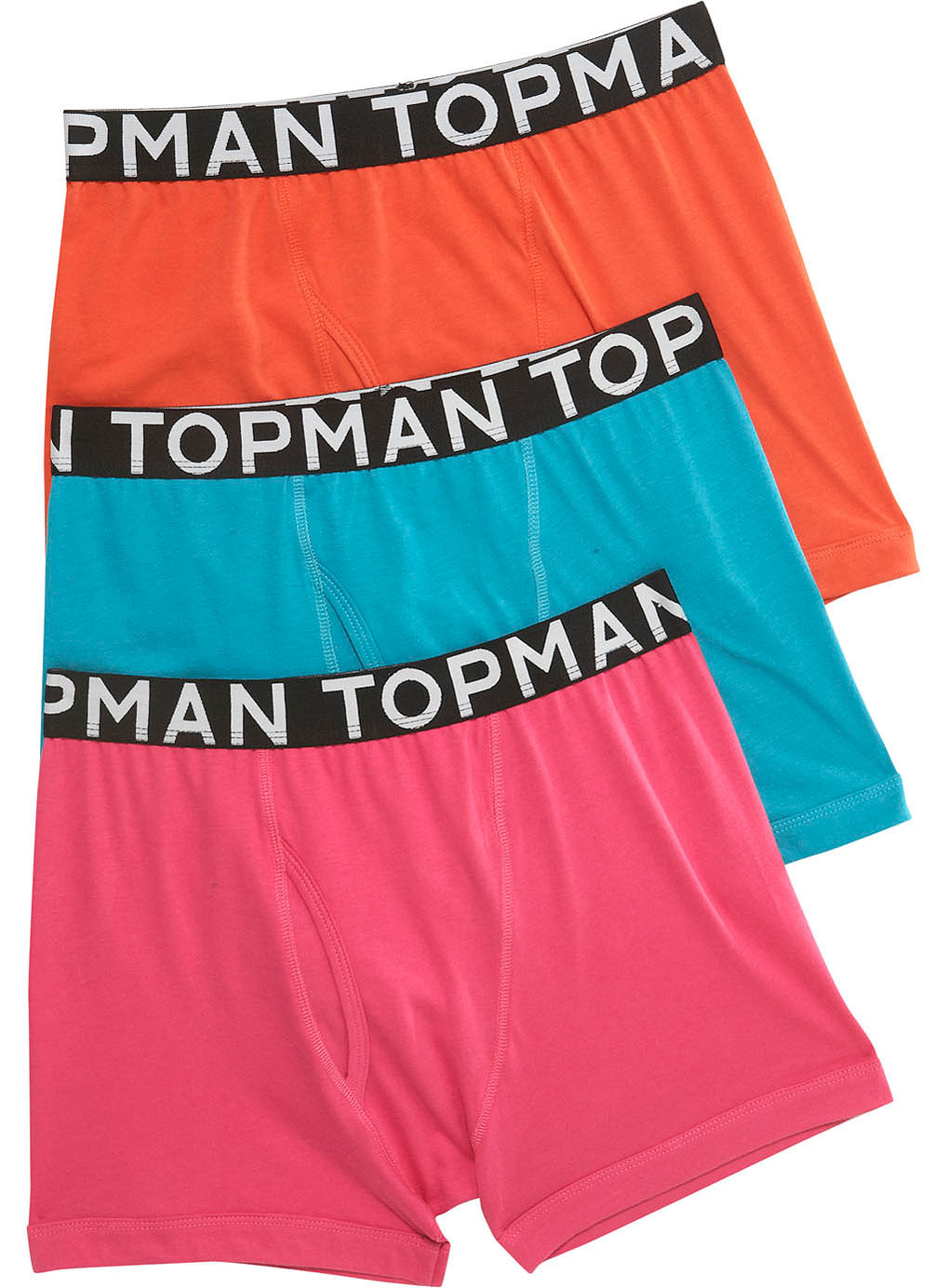 Topman Branded 3 Pack Underwear in Multicolor for Men (multi) Lyst