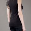 Valentino Ruffle Detail Top in Black - Lyst