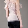 Valentino Ruffle Detail Top in Pink - Lyst