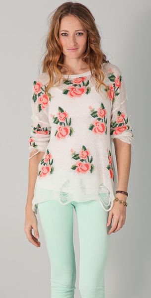  White Label Prairie Rose Sweater 