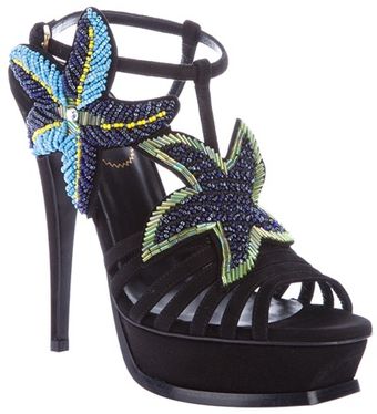 Yves Saint Laurent Beaded Starfish Sandal - Lyst