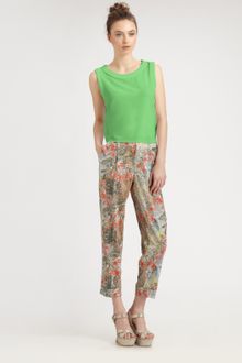 Alice + Olivia Anita Ribbed Tank Top - Lyst