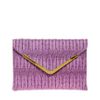 Asos Collection Asos Weave Metal Bar Clutch in Purple - Lyst