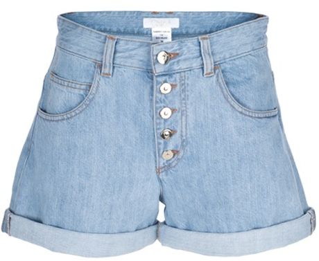 Chloé Denim Shorts in Blue (denim) - Lyst