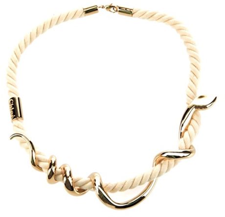 Chloé Rope Snake Necklace in Animal (snake) - Lyst