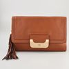Diane Von Furstenberg Harper Large Envelope Clutch in Brown - Lyst