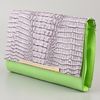 Diane Von Furstenberg Adele Croc Embossed Leather Clutch in Animal (purple) - Lyst