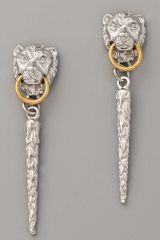 Fallon Jewelry Gia Lion Spike Earrings