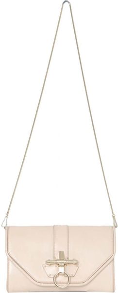 Givenchy Leather Obsedia Bag with Chain Strap in Beige - Lyst