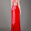 Halston Heritage Twotone Gown in Red - Lyst
