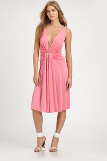Issa Silk Drape Dress - Lyst