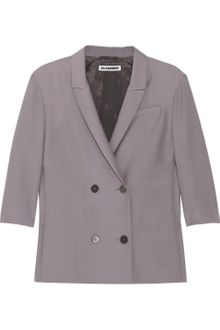 Jil Sander Wool and Mohair-blend Blazer - Lyst