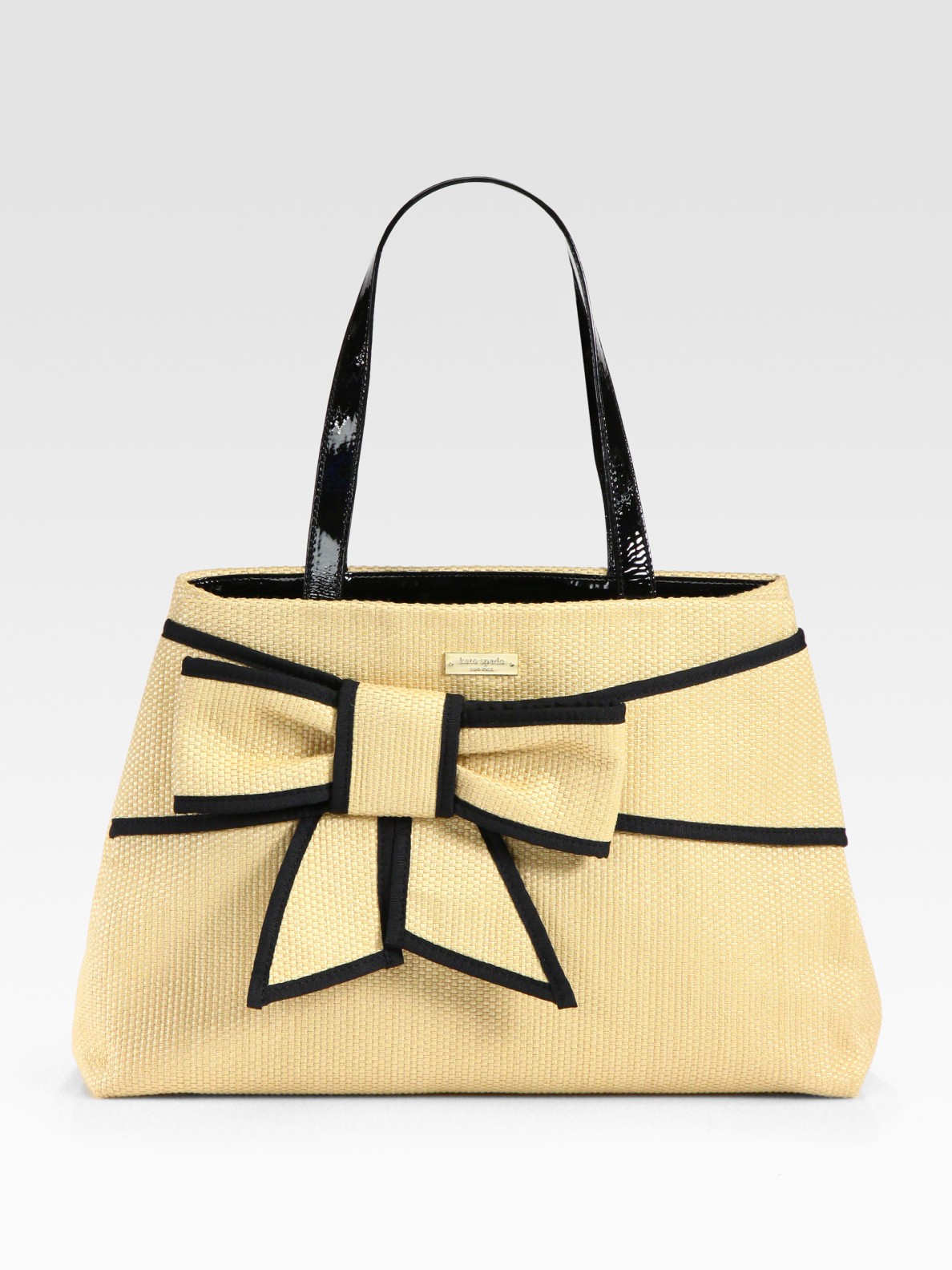 Kate Spade Straw And Leather Purse