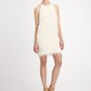 L'agence Shag Shift Dress in White (ivory) - Lyst