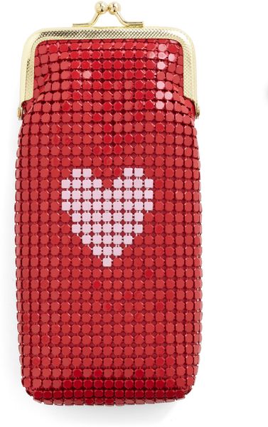 Modcloth First in Glasses Case in Haute Heart in Red - Lyst