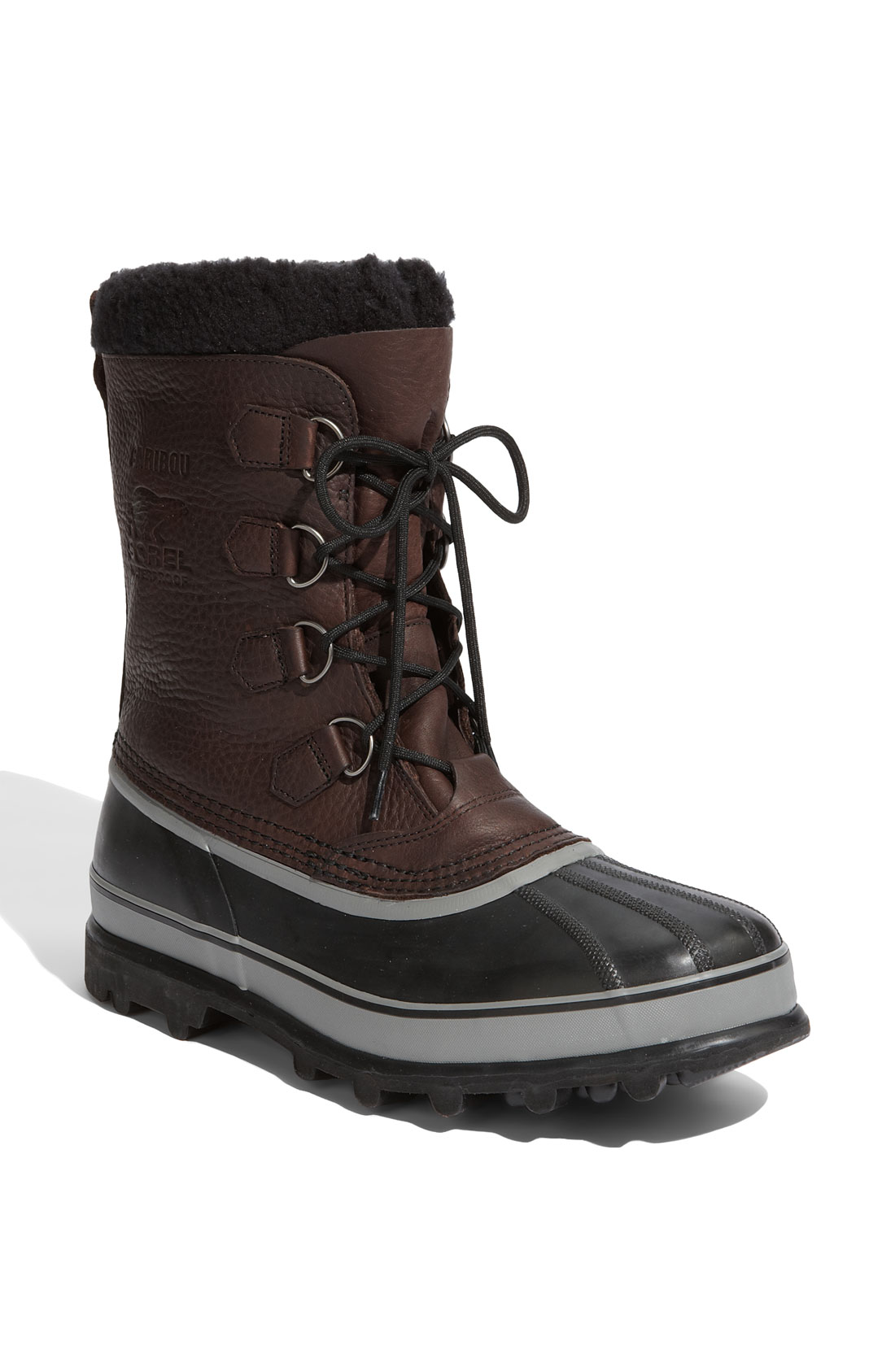 caribou genuine shearling lined waterproof duck boot
