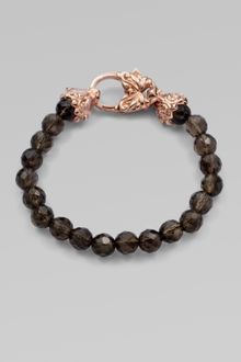 Stephen Webster Smoky Quartz and Rose Quartz Bracelet - Lyst