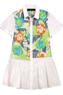 Thakoon Addition Gathered Skirt Shirtdress - Lyst