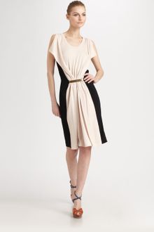 Vionnet Jersey Colorblock Dress - Lyst